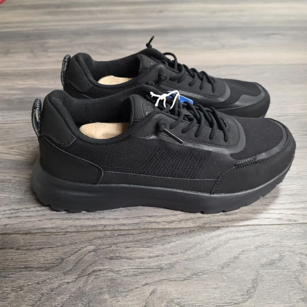 New Without Box Hey Dude Sirocco Alta Essentials Black Shoes Men's Sz 8 Women 10
